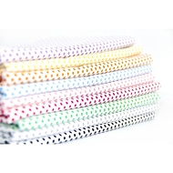 Taiwan Cloth {White Background Dots 3mm-15 Colors} Cotton Dots Dots Cloth Shuiyu Dots Patchwork Lini