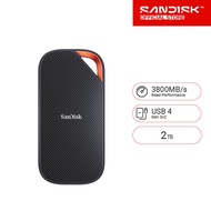 SanDisk Extreme Pro Portable SSD 2TB SDSSDE82 up to 3800 MB/s read speed2 3700MB/s write speed 4x7 B