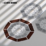 MHW-3BOMBER grinder reference ruler, coffee powder coarseness comparison card