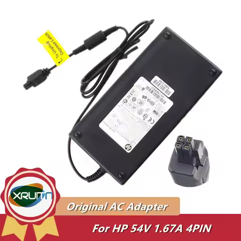 New 54V 1.67A PA-1900-2P-LF Power AC Adapter 5066-2164 Pa2 For HP 2530-8-POE+ SWITCH 1820 J9982A 293