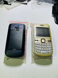 Cs Combo 2 bộ Vỏ zin nokia C3-00 đen trắng đỏ vàng