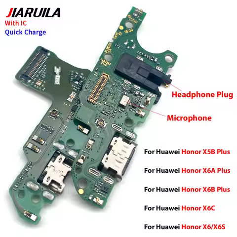USB Charging Dock Board For Huawei Honor X5B Plus X7C X8B X9C X6A Plus Charger Port Connector Flex C