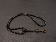 金剛念珠項鍊108顆念珠天然椰殼木金剛吊墜