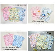 [5 Pieces Area 199] 70-90 Meat Baby Front Open Short-Sleeved Jumpsuit Passed BSMI Certification: M73