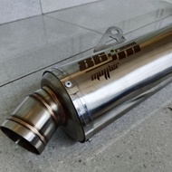Original racing exhaust 86 racing exhaust stainless steel 3 oval loud bass sound