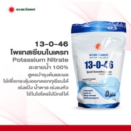 ปุ๋ยเกล็ด โพแทสเซียมไนเตรท 13-0-46  ขนาด 1 กิโลกรัม ปุ๋ยสำหรับระบบไฮโดรโปนิกส์ ปุ๋ยพ่นทางใบ ละลายน้ำ