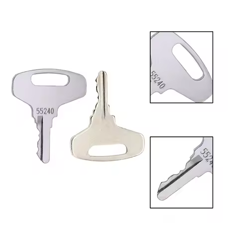 55240 66711-55140 lgnition Keys Replacement for Kubota B and GL Series Compact Tractor Model B5100 B