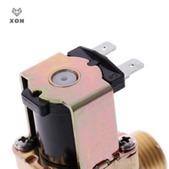 [XON] G1/2'' Brass Electric Solenoid Valve 12v 24v AC220v for Solar Water Heater [Mina]