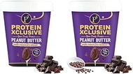 Protein Xclusive Dark Chocolate Peanut Butter – High Protein (26g), Creamy & Crunchy Variants, Vegan