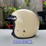 Helm Bogo Cargloss Original Cream (Ongkir Termurah 1kg)