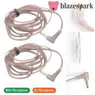 BLAZESPARK KZ Earphones Cord For KZ ZEX 3.5mm 2Pin Cable Twisted Cable Upgrade High-Purity ZS10 Earp