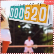 [FunfuneeMY] Flip Scoreboard 6 Digit Team Games Numbers Scoreboard Durable Score Counter for