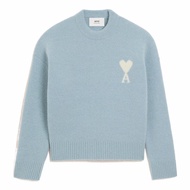 Ami Paris 男女同款 羊毛圓領毛衣XL XXL碼