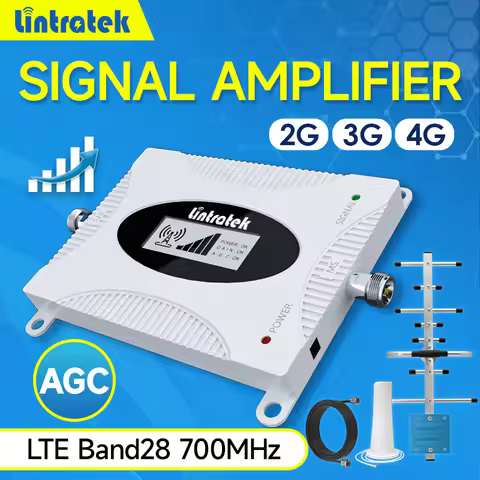 Lintratek 4G Cellular signal amplifier Cellular amplifier B28 700 mhz LTE Repeater internet 700MHz A