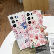 For Samsung S25 Ultra S24 S23 FE S22 S21 Castor Phone Case For Samsung A55 A56 A16 A17 A15 A14 A06 A