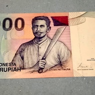Uang Kertas 1000 gambar Patimura tahun 2000