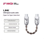 FiiO Link LTTC6S USB Digital Audio Cable TypeC To TypeC Data Cable Monocrystalline Copper Adapter fo