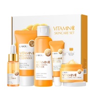 Skincare Gift Set for Teenage Girls,Vitamin C Skin Care Set - 5 Piece Gentle Skin Cleaning & Care Tr