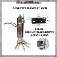 BINA Mortice Lock Grill Lock Set Handle Lock Door Gate Lock Pagar Lock Kunci Grill Pintu Rumah Tombo