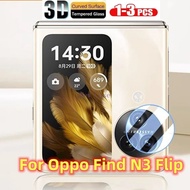 1-3Pcs 3D Camera Lens Protector Film For Oppo Find N3 Flip N3Flip FindN3Flip FindN3 Flip 5G 2023 Clear Tempered Glass Screen Protector