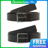 Hugo Boss | Hugo Boss Mens Leather Belt Black Dark Brown 2026Ss