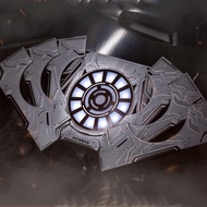 Sidfhfdhfdhd High Beauty Black Technology Series Flower Cut Iron Captain America Spider Man Playing