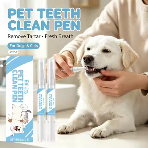 Pet Teeth Cleaner Pen Remove Tartar Dental Calculus Reduce Plaque Stain Whitening Teeth Fresh Bad Br