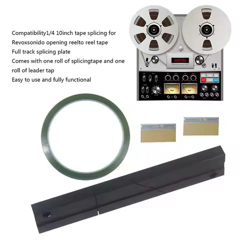 STUDER/REVOX 1/4" Tape Universal Splicing Block For Tape Reel To Reel Recorder Four Specifications G
