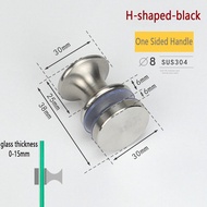 SUS304 มือจับประตูกระจก สแตนเลสทึบ บานเลื่อนเดี่ยว บานเลื่อนไม้ มือจับประตูไม้