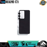 GARSKIN CARBON BLACK REALME C71 C63 C61 4G C53 NFC NARZ0 53 SKIN PROTECTOR BLACK