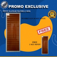 Pintu Kamar Mandi Aluminium/PVC 70 x 200 (1 SISI)