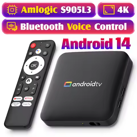 Android 14.0 Smart TV Box H96 Max S905L3 Home Theater Bluetooth With Google Voice Media Player 2G 16