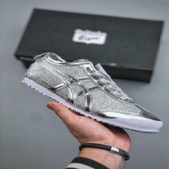 全新 鬼塚虎 Onitsuka Tiger MEXICO 66 銀色亮面休閒板鞋