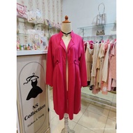 Outer Cardigan Blazer Pink Fuchsia