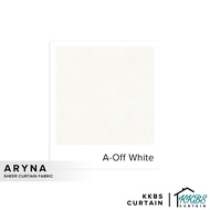 KKBS CURTAIN Aryna 118'' Kain Langsir Sheer Potong Meter (Aryna Sheer Curtain Fabric 118'' Cut by Me