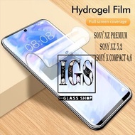 SONY IGS ANTI-SCRATCH JELLY HYDROGEL XPERIA X COMPACTsony 4.6 XZ PREMIUM 5.2 FULL SHOCKScreen Protec
