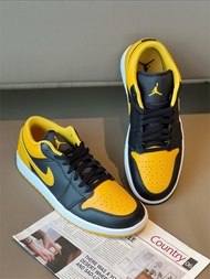 รองเท้าผู้ชาย Nike Air Jordan 1 Low Yellow Ocher - 553558-072 43