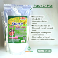 Pupuk Zinc Sulfat SUPER ZINKKO 1 kg ZnSO4 Plus Magnesium Sulfat Nitrat dll