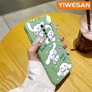 YIWESAN เคสสำหรับ OPPO Reno 2 Reno 2F Renoเคส2Z ลายการ์ตูน Cinnamoroll เคสโทรศัพท์ซิลิโคนนิ่มดั้งเดิมเคสโทรศัพท์กันกระแทกลายขอบสี่เหลี่ยมเคสหลังกรอบคลุมทั้งหมดเลนส์กล้องเคสห่อหุ้ม