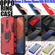 OPPO Reno/10x Zoom/Reno Z/R17/R15/Realme 3 Pro/R11/R11S Plus Ring Stand Holder case cover