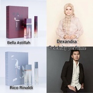 Dexandra celebrity perfume by Rico Rinaldi , Bella Astillah  , MK K-Clique for him and for
