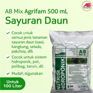 Nutrisi Hidroponik AB Mix Sayur Sayuran Daun 500 ml