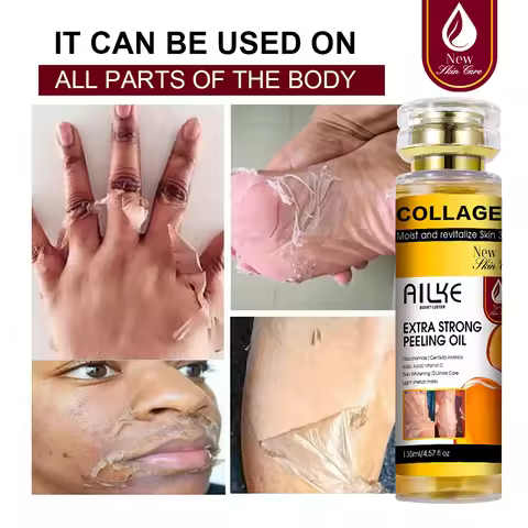 Skin Peeling Solution AILKE Collagen Extra Strong Peeling Oil, Whitening Skin, Exfoliating Solution 