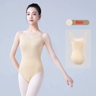 Hot Sale Women Adult Camisole Gymnastics Leotard Dance Ballet Underwear Skin Colored Leotard Nude Leotard