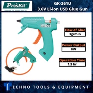 Pro'sKit GK-361U 3.6V Li-ion USB Glue Gun