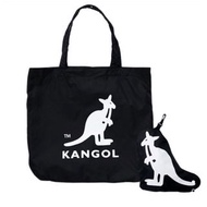 KANGOL袋鼠造型摺疊收納托特包 購物袋