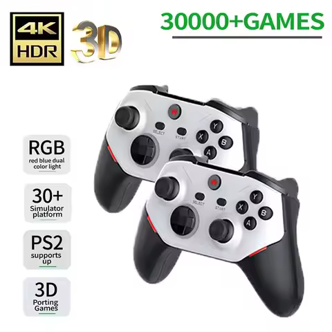 4K HD Console TV Handheld AV 3D Large-Scale Games For Sony PS2/Psp/Psx/Dc/Nds/Cps1/Psx Wireless Cont