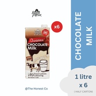 UHT FARM FRESH CHOCOLATE MILK 1L HALF CARTON X 6 PACKS