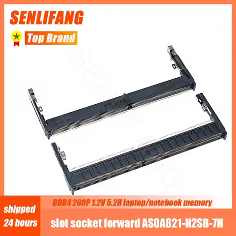 Brand New DDR4 260P 1.2V 5.2H Laptopnotebook Memory Slot Socket Forward AS0A821-H2SB-7H（2PCS）