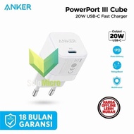 ANKER Wall Charger ANKER PowerPort lll 20W Cube A2149 - A2149L23 White